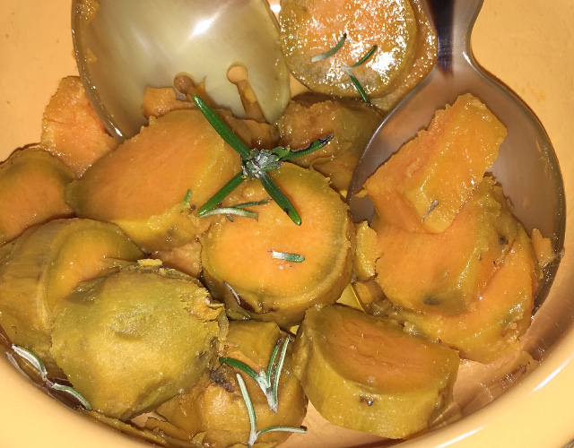 Batata rossa al rosmarino